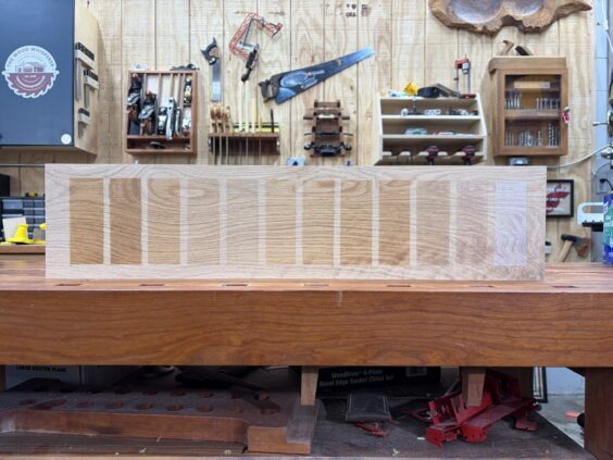 Testing numerous finishes on white oak