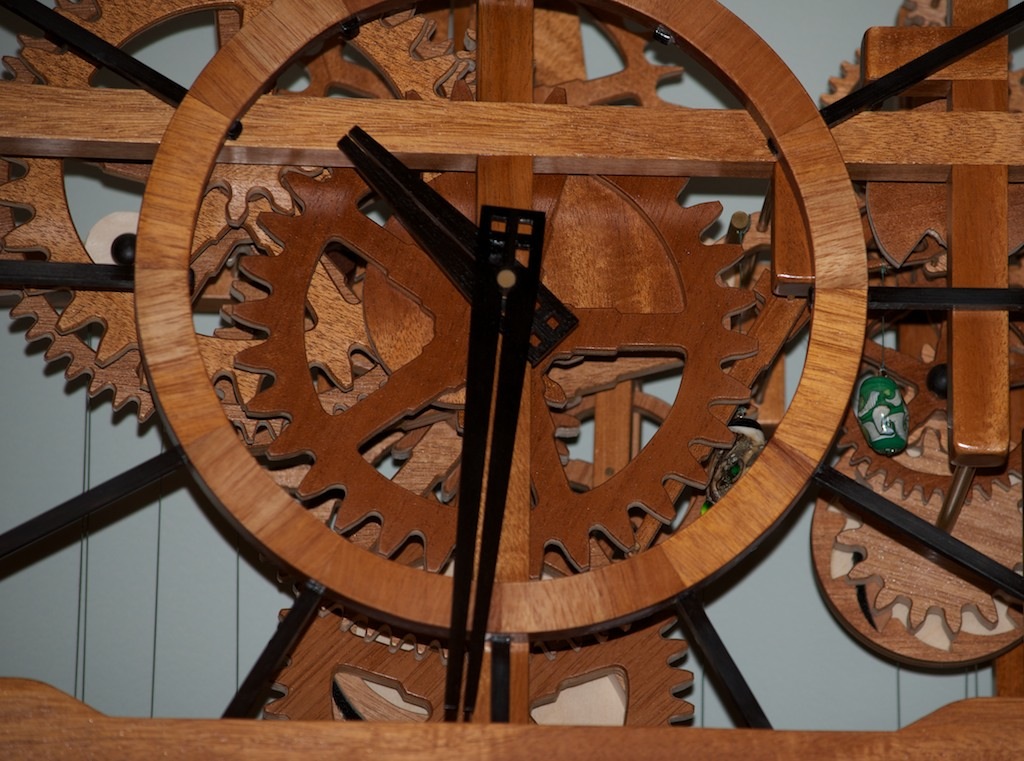 Wood Gear Clock