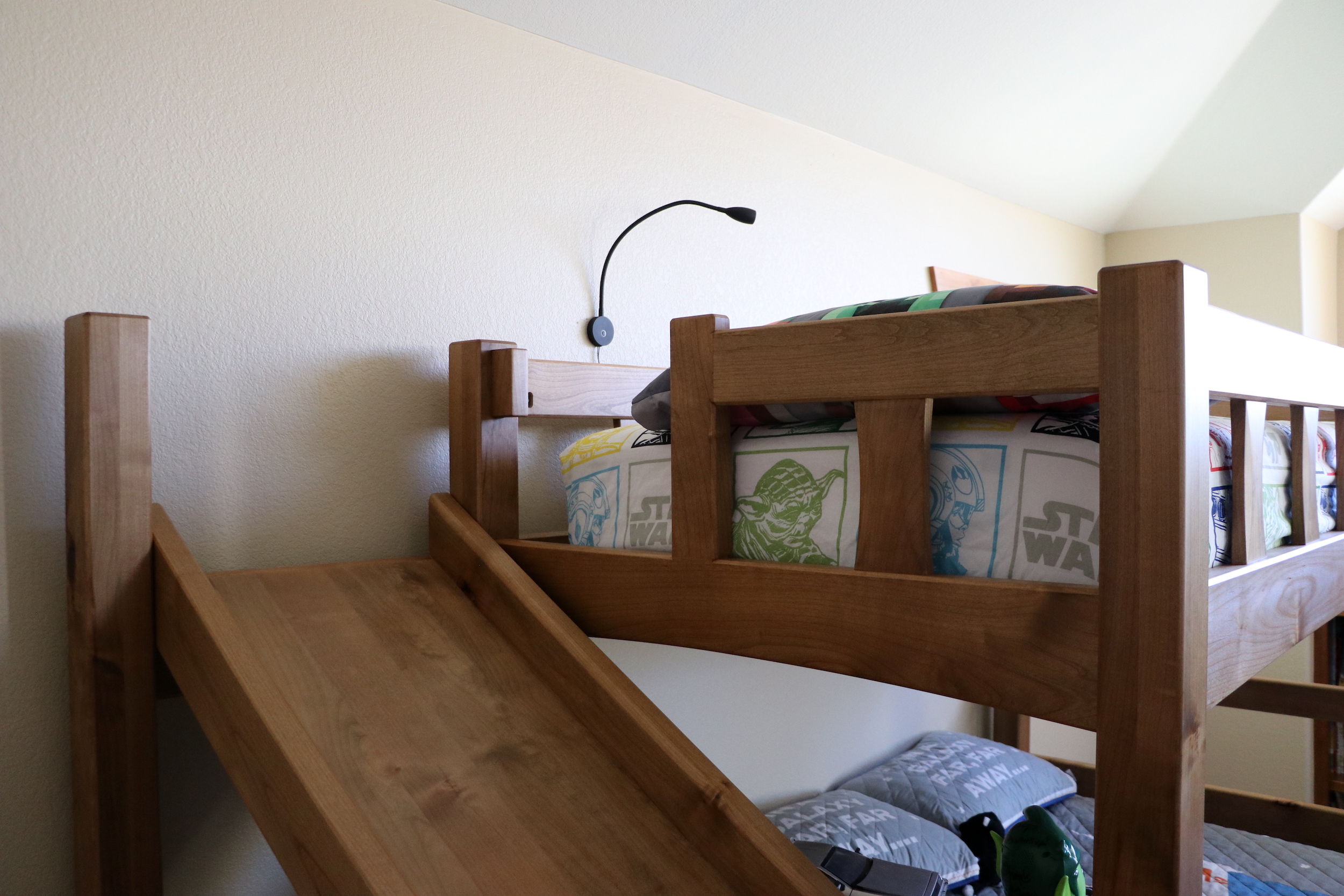 Bunk Bed With Slide The Wood Whisperer, How To Build A Slide For Bunk Bed