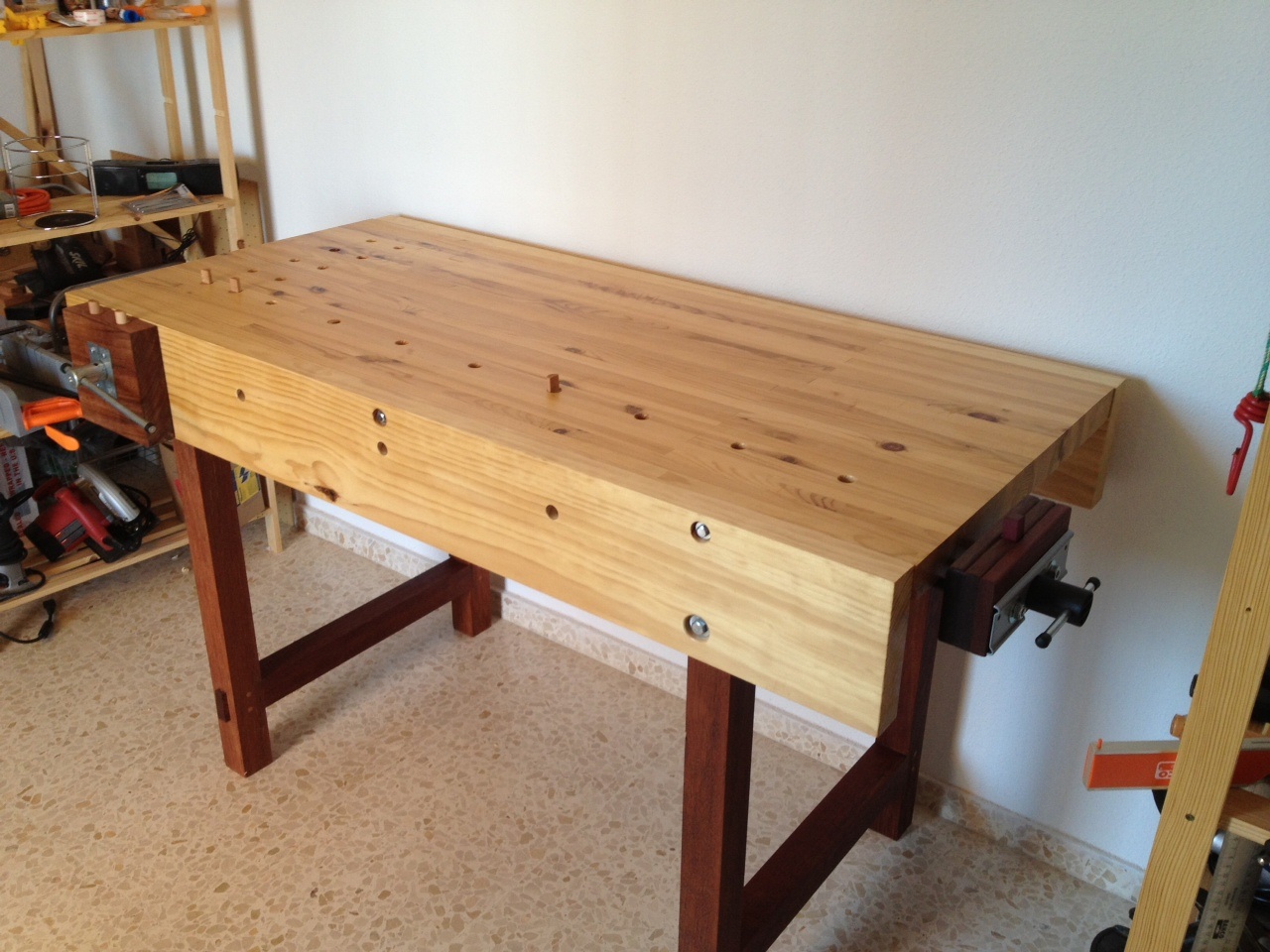 Daniel S Woodworking Bench The Wood Whisperer
